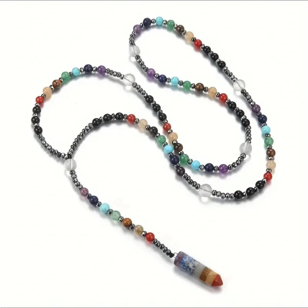 Rainbow Chakra necklace